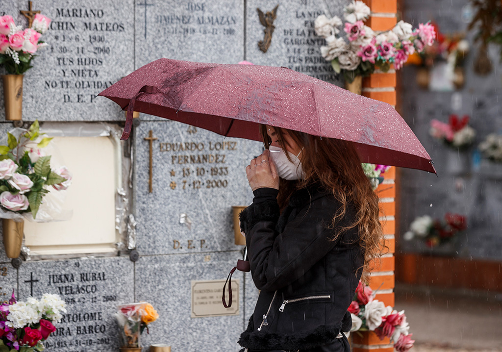 Südfriedhof in Madrid (Bild: Baldesca Samper/AFP)