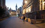 Fast leere Straßen in Gent (Archivbild: James Arthur Gekiere/Belga)