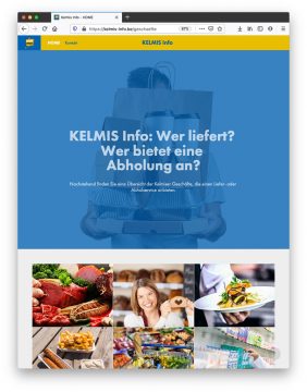 Kelmis bietet Liefer-und Abholservice an