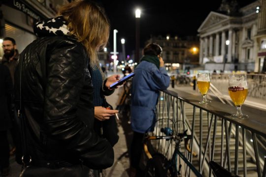 Kneipe vor der vorübergehenden Schließung