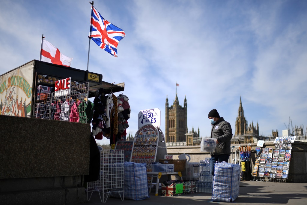 London am 21. März 2020 (Bild: Daniel Leal-Olivas/AFP)