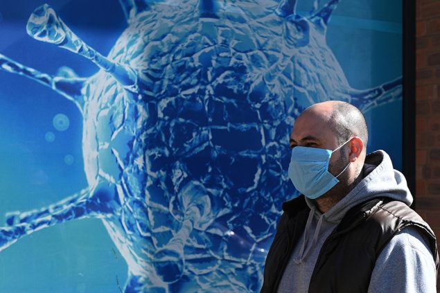 Maske (Illustrationsbild: Oli Scarff/AFP)