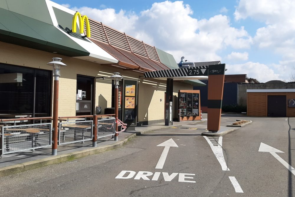 Die McDonalds-Filiale in Eupen (Bild: BRF)