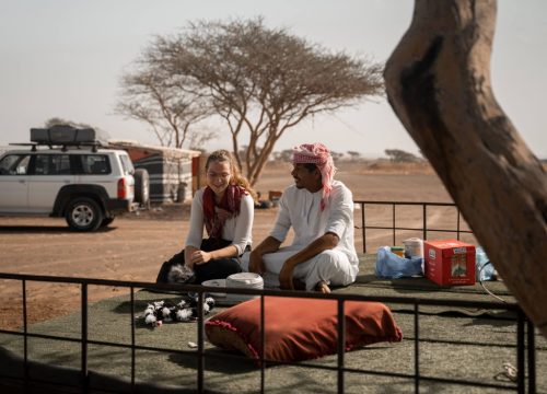 Melanie Simons im März 2020 in Katar (Archivbild: privat)