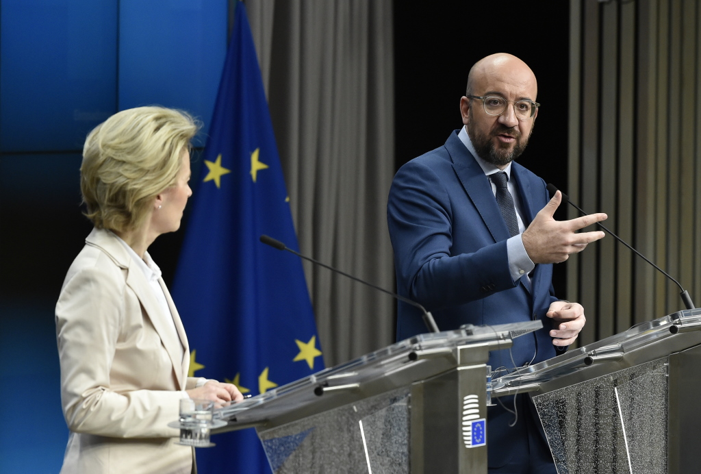 Ursula von der Leyen und Charles Michel in Brüssel (Archivbild: John Thys/AFP)