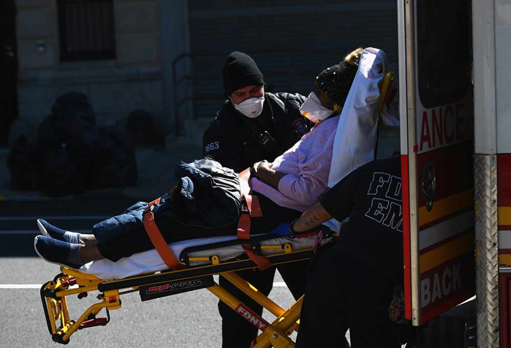 Rettungswagen in New York (Bild: Angela Weiss/AFP)