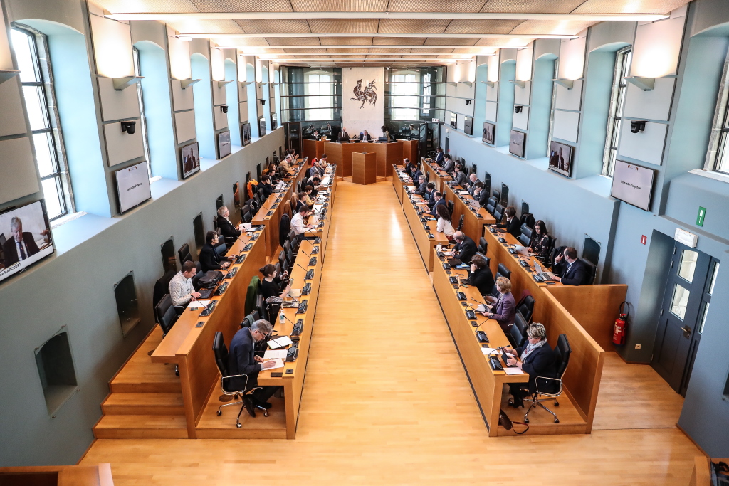 Sitzung des wallonischen Parlaments in Namur am Dienstag (Bild: Bruno Fahy/Belga)