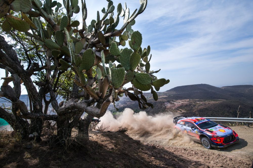 Thierry Neuville/Nicolas GIlsoul bei der Rallye Mexiko (Bild: Hyundai Motorsport)