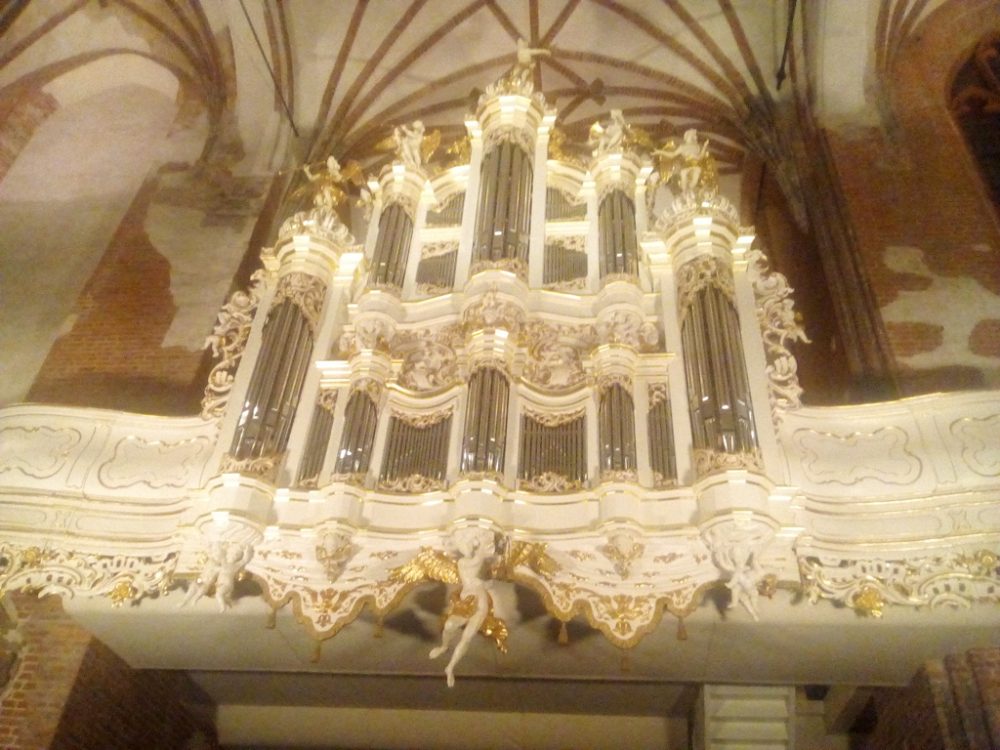 Die historische Rhode-Orgel in der Danziger Johanniskirche (Bild: Hans Reul/BRF)