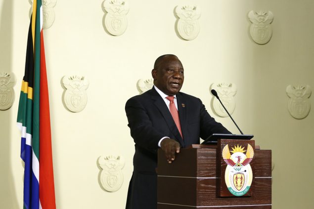 Südafrikas Präsident Cyril Ramaphosa