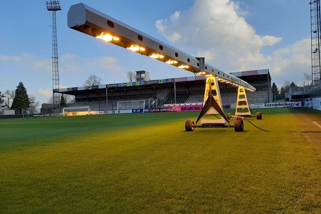 Stadion der AS Eupen (Bild: Christophe Ramjoie/BRF)