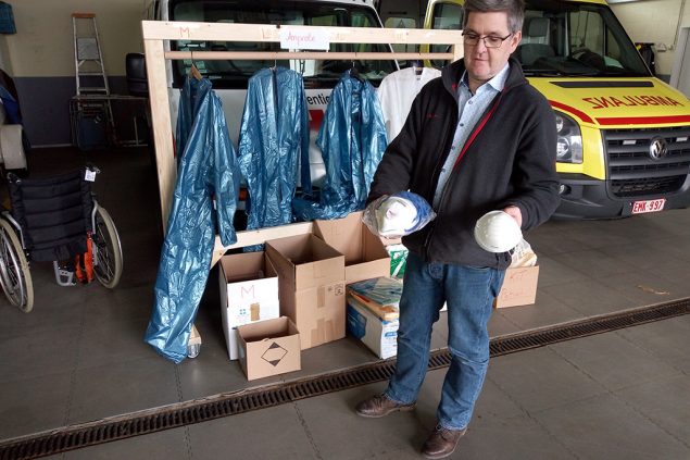 Rotes Kreuz Bütgenbach-Büllingen erhält Spenden (Bild: Manuel Zimmermann/BRF)