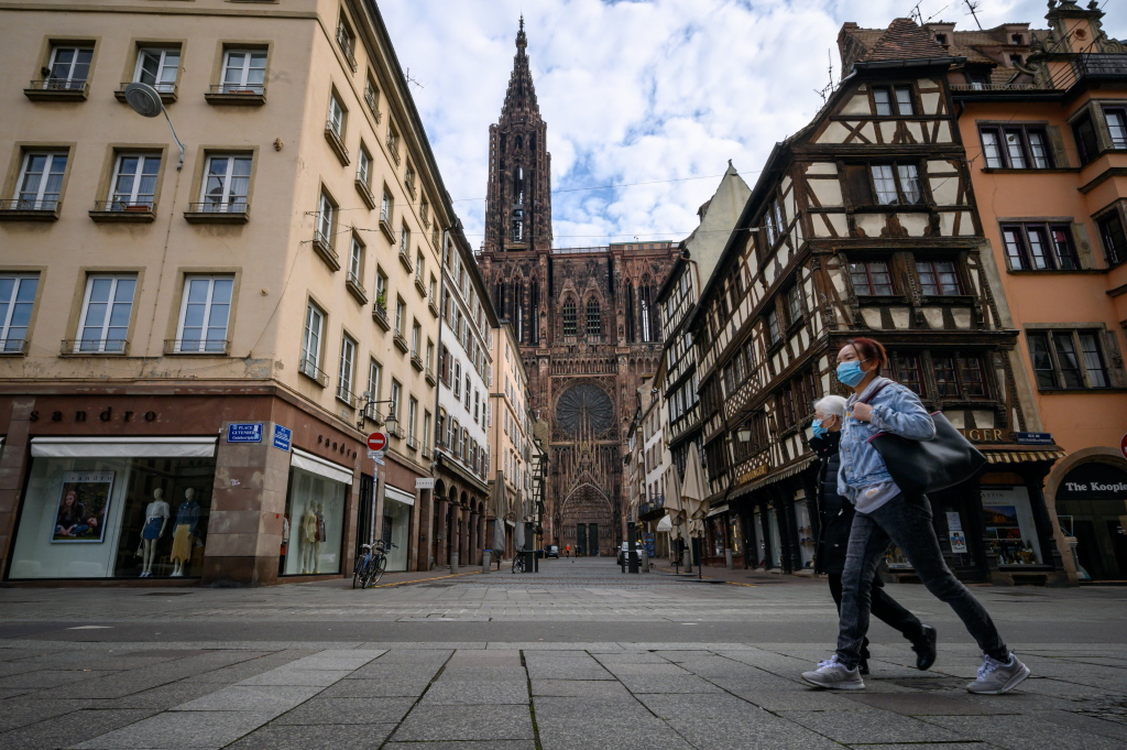 Straßburg am Dienstag (Bild: Patrick Hertzog/AFP)
