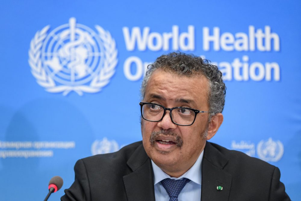 WHO-Präsident Tedros (Bild: Fabrice Coffrini/AFP)