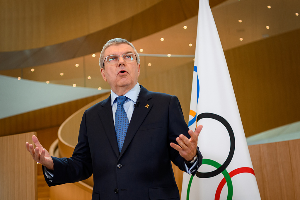 Thomas Bach, Präsident des Olympischen Komitees (Bild: Fabrice Coffrini/AFP)