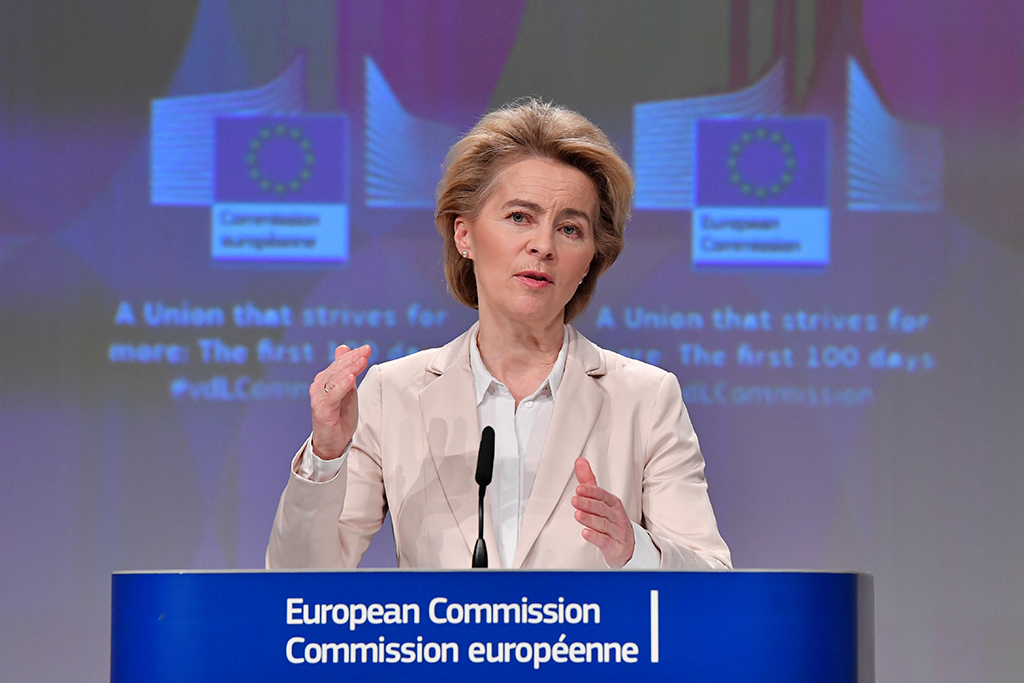 EU-Kommissionspräsidentin Ursula von der Leyen (Bild: John Thys/AFP)