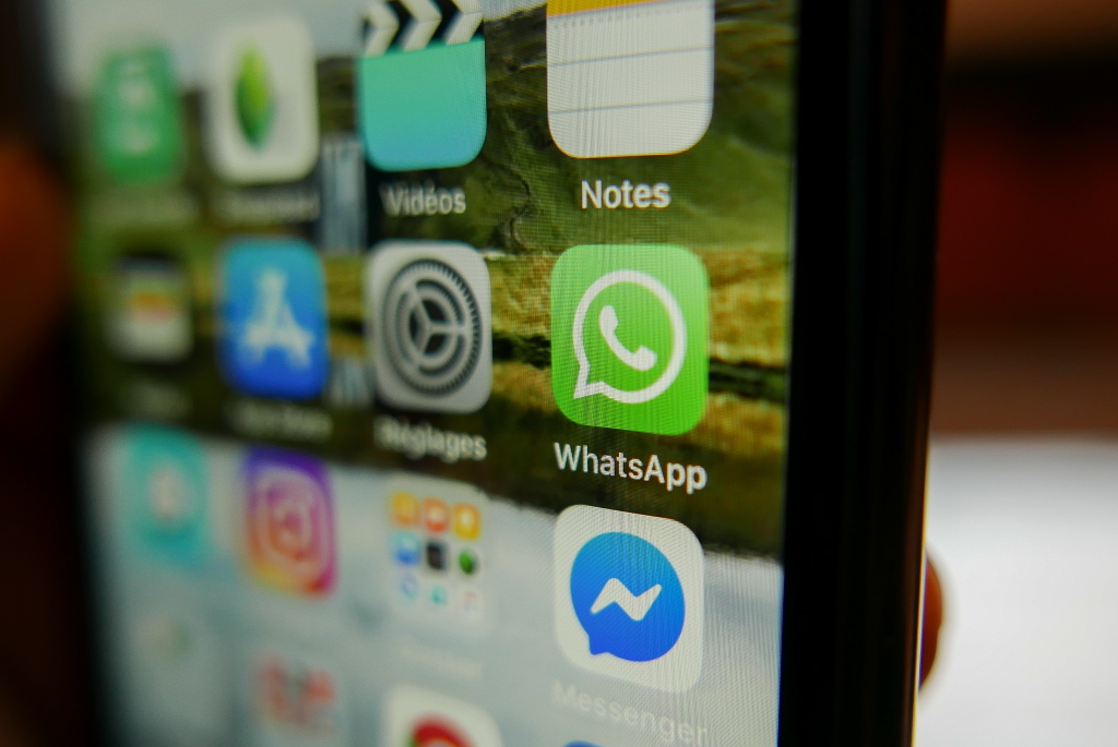 Whatsapp-Icon auf dem Smartphone (Archivbild: Bruno Fahy/Belga)