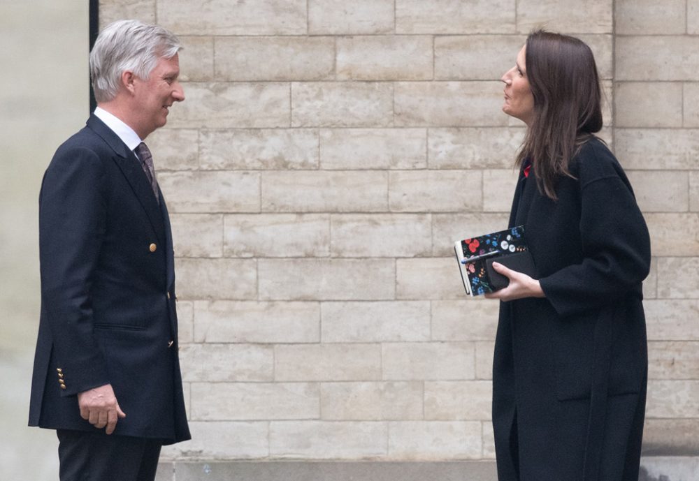 König Philippe und Premierministerin Sophie Wilmès (Bild: Benoit Doppagne/Belga)