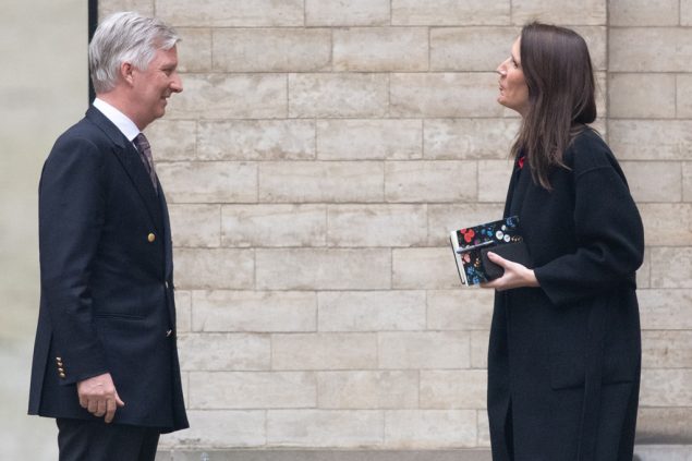 König Philippe und Premierministerin Sophie Wilmès (Bild: Benoit Doppagne/Belga)