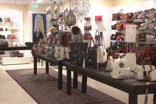 In einem Ledergeschäft in Aachen