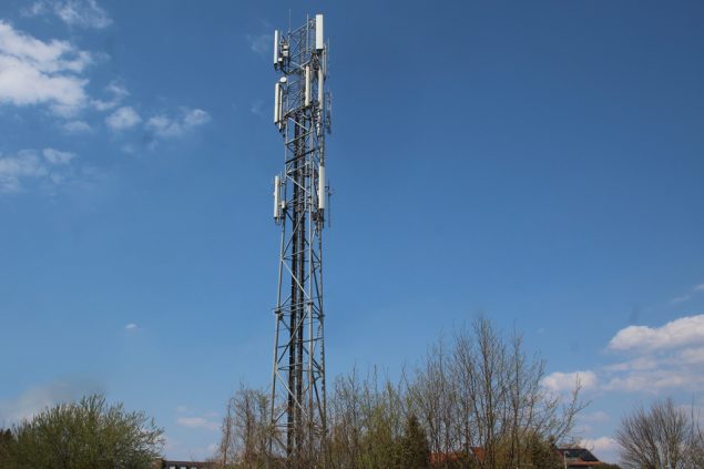 Sendemast in Eupen