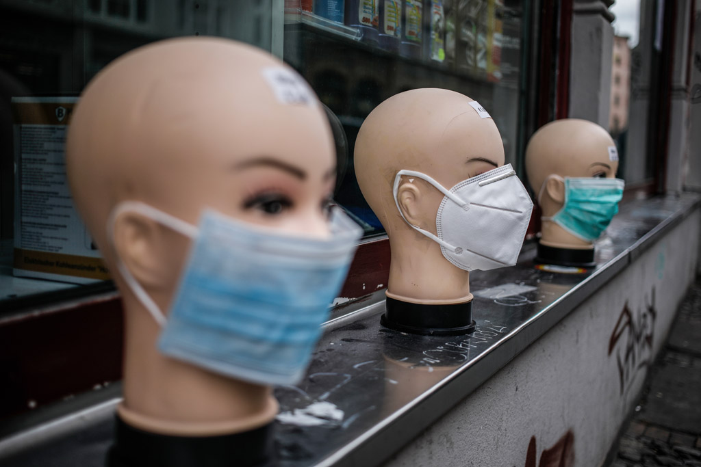 Mundschutzmasken (Illustrationsbild: David Gannon/AFP)