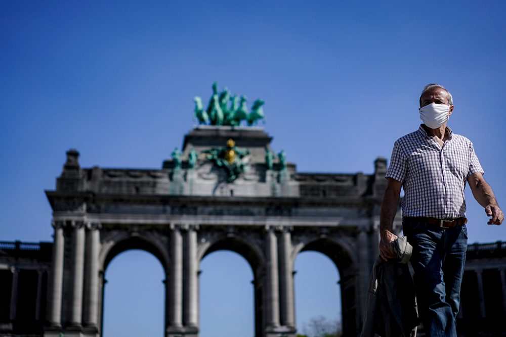 Brüssel am 11. April (Bild: Kenzo Tribouillard/AFP)