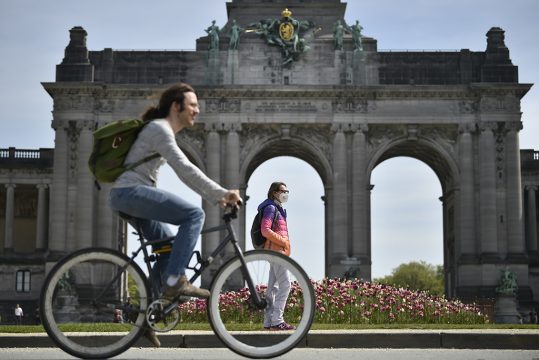 Brüssel am 15. April (Bild: John Thys/AFP)