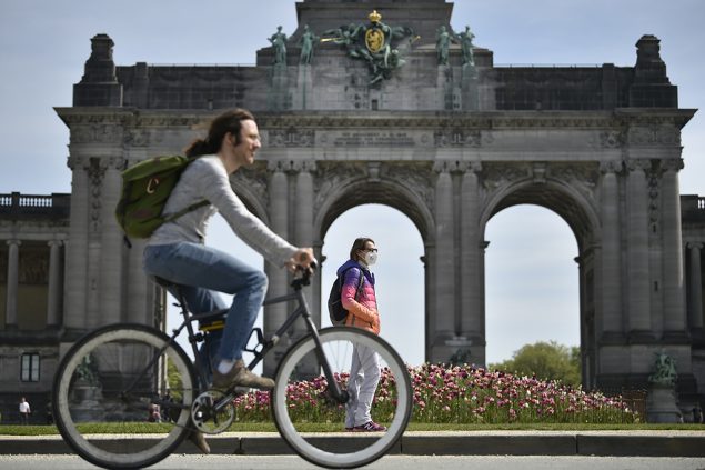 Brüssel am 15. April (Bild: John Thys/AFP)