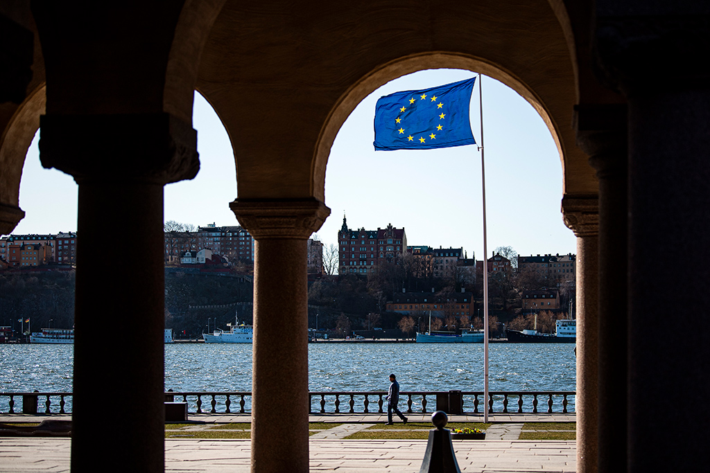 Europa-Flagge (Illustrationsbild: Jonathan Nackstrand/AFP)