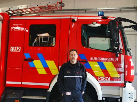 Zonenkommandant Holger Pip (Bild: Raffaela Schaus/BRF)