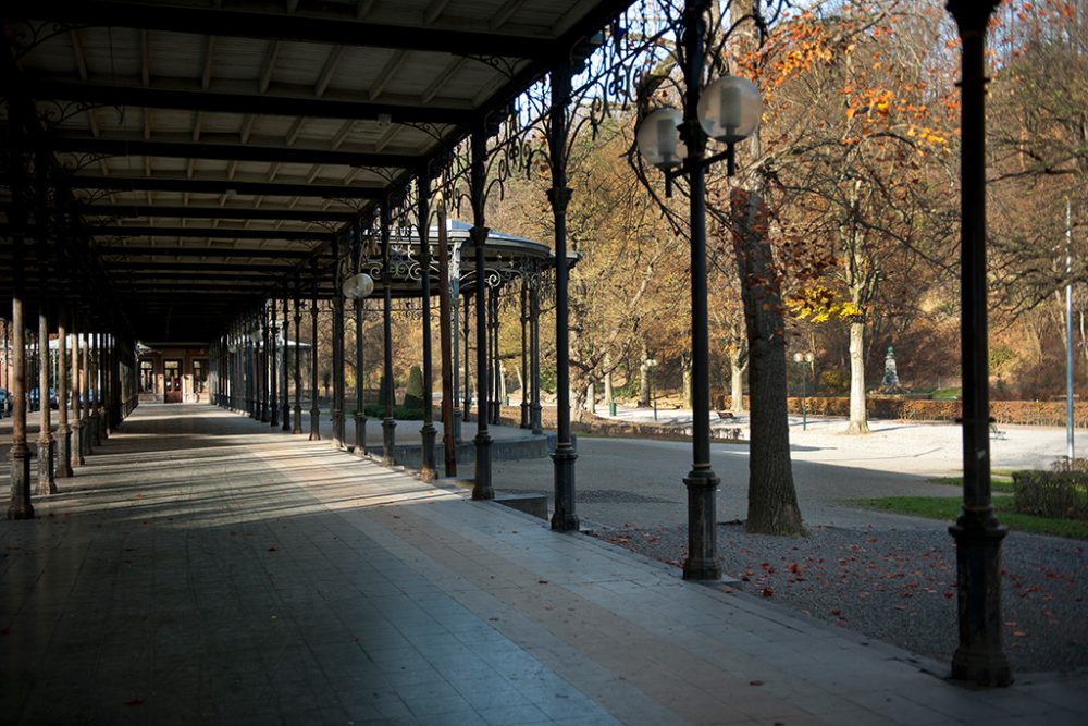 Galerie Leopold II im Zentrum der Stadt Spa