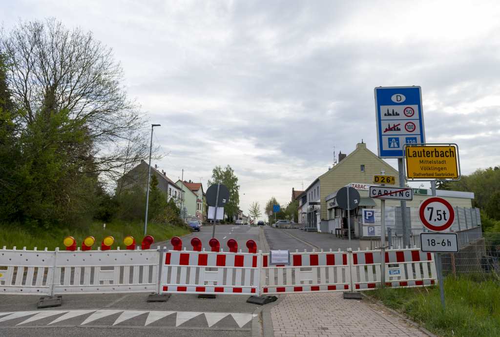 Deutsch-französische Grenze (Bild: Jean-Christophe Verhaegen/AFP)