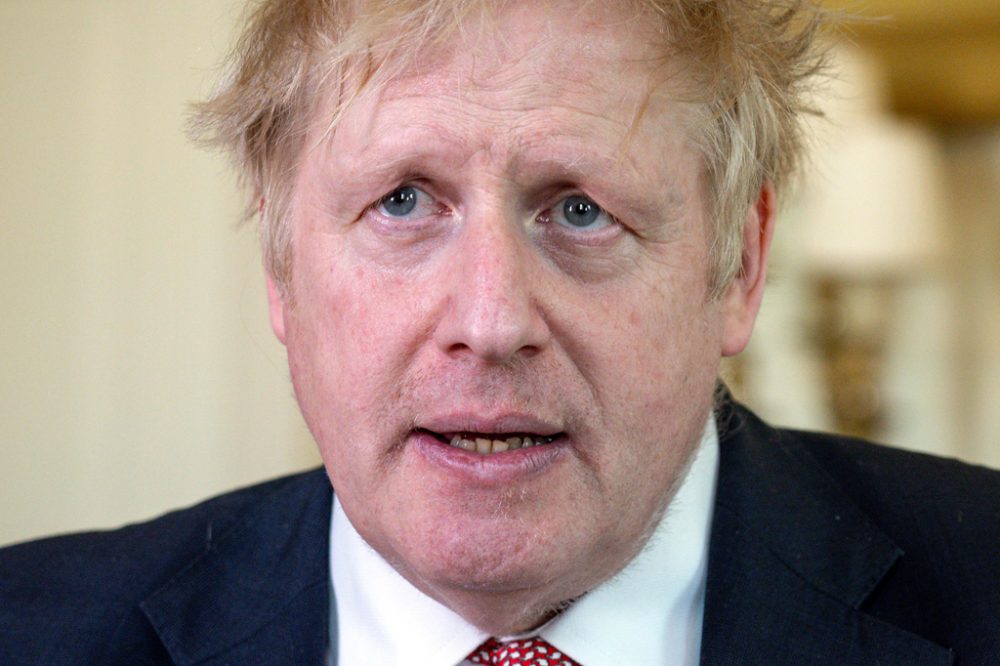 Der britische Premierminister Boris Johnson nach seiner Entlassung aus dem Krankenhaus