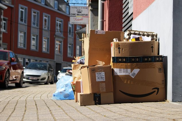 Karton- und Plastikmüll in der Paveestraße (Illustrationsbild: BRF)