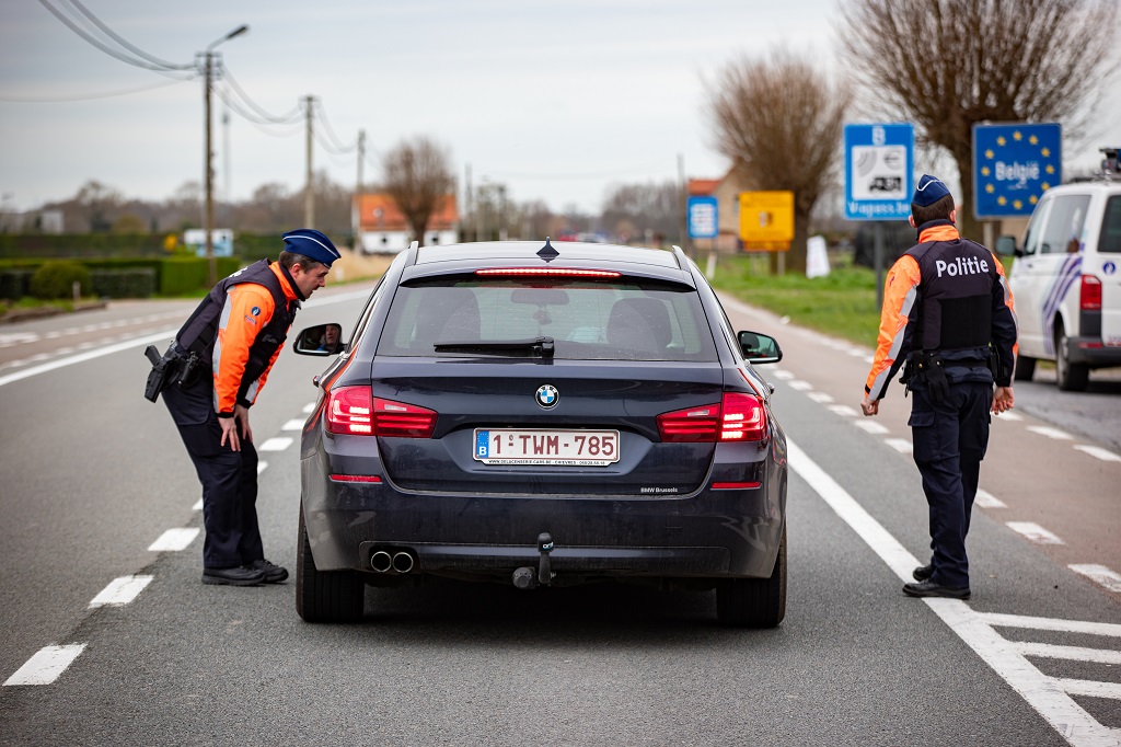 Polizeikontrolle (Bild: Kurt Desplenter/Belga)