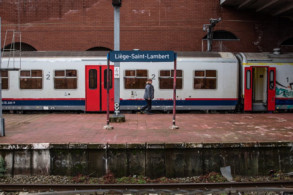 Zug im Bahnhof Liège-Saint-Lambert (Bild: Loan Silvestre/Belga)