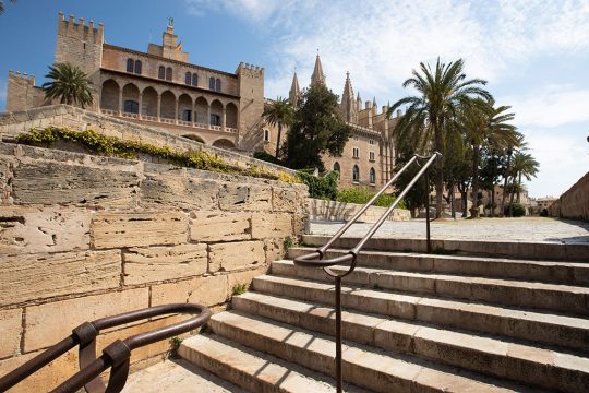 Keine Touristen in Palma de Mallorca in Sicht (Bild: Jaime Reina/AFP)