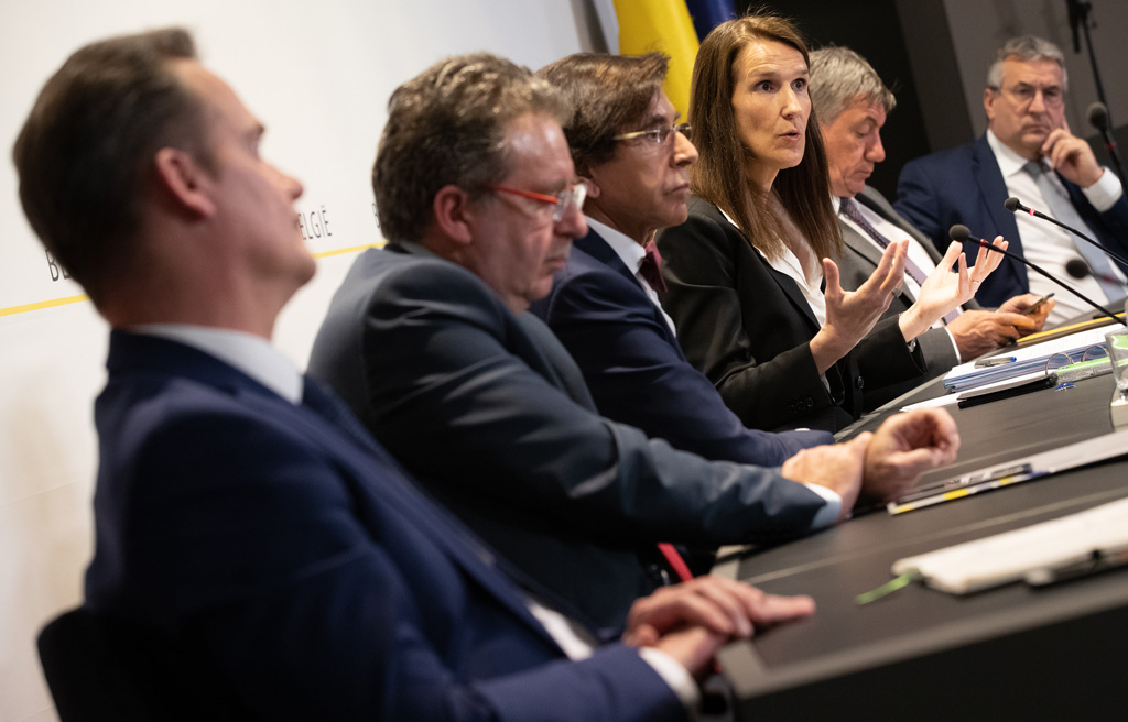 Pressekonferenz des Nationalen Sicherheitsrates am 15. April