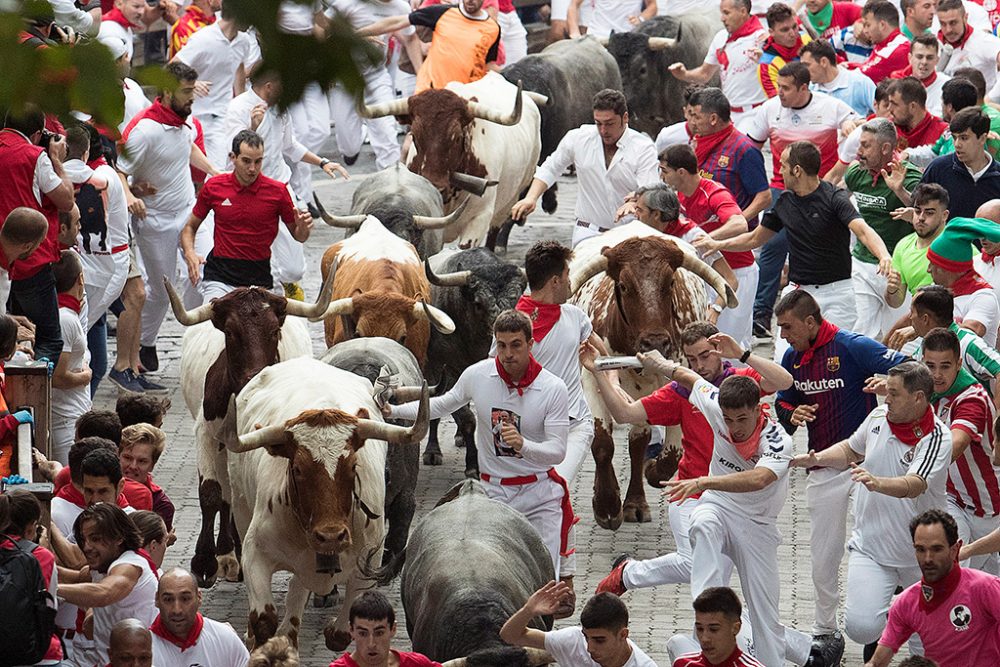 San Fermin Festival in Pamplona (Archivbild: Jaime Reina/AFP)