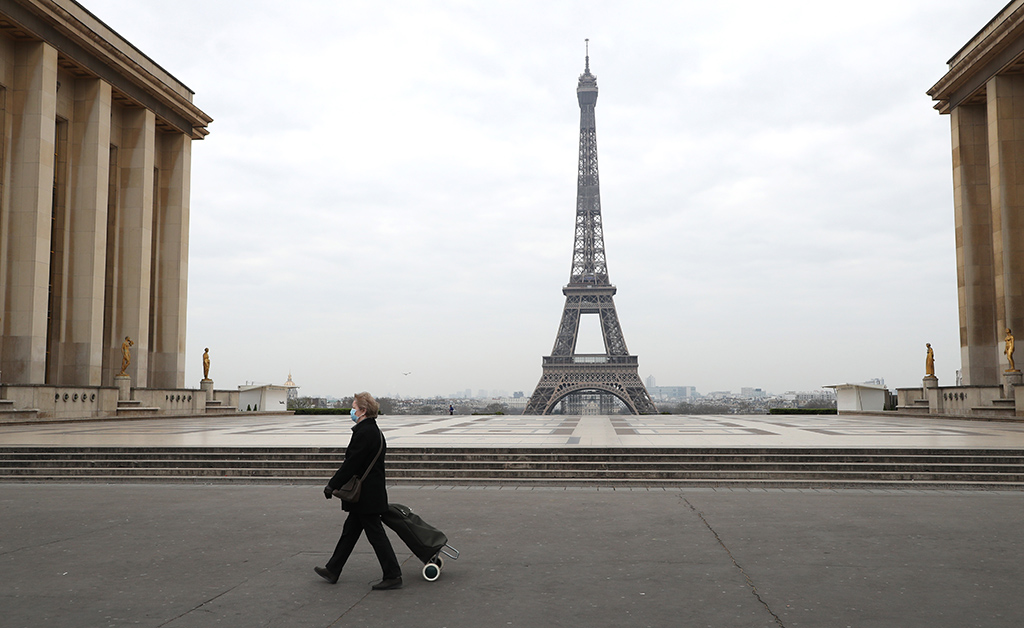 Paris am 18. März (Bild: Ludovic Marin/AFP)