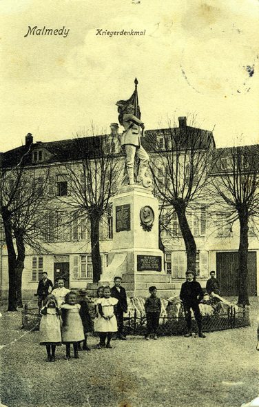 Das Peter-Prüss-Denkmal in Malmedy (Bild: ZVS-Archiv)