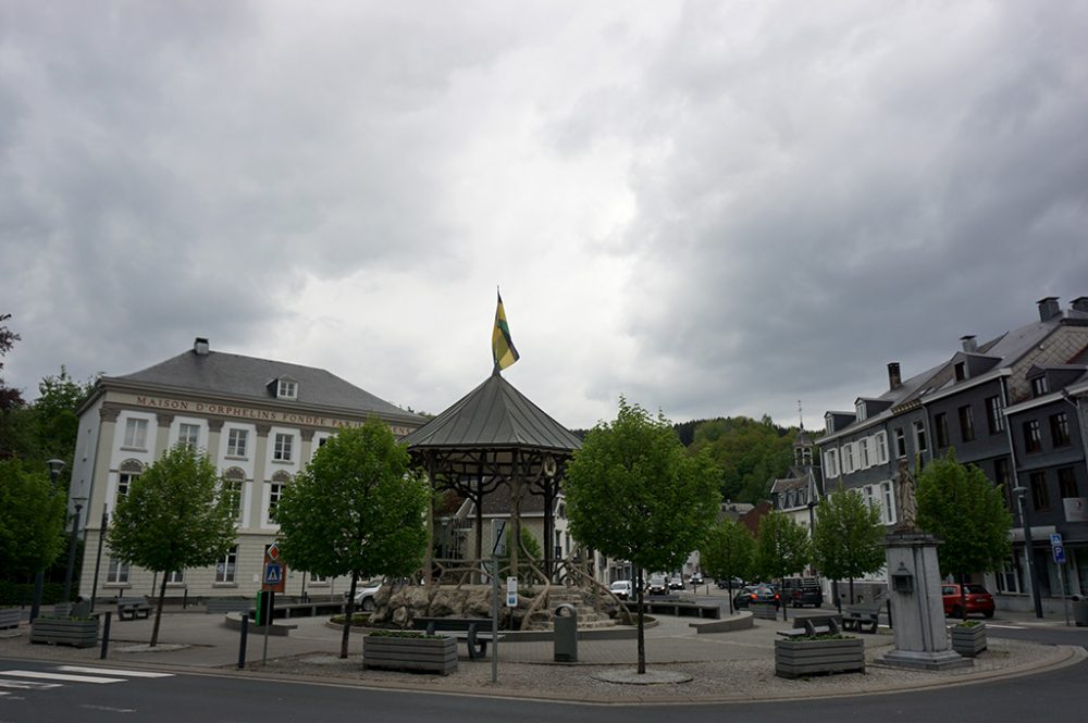 Der Römerplatz in Malmedy (Bild: Stephan Pesch/BRF)