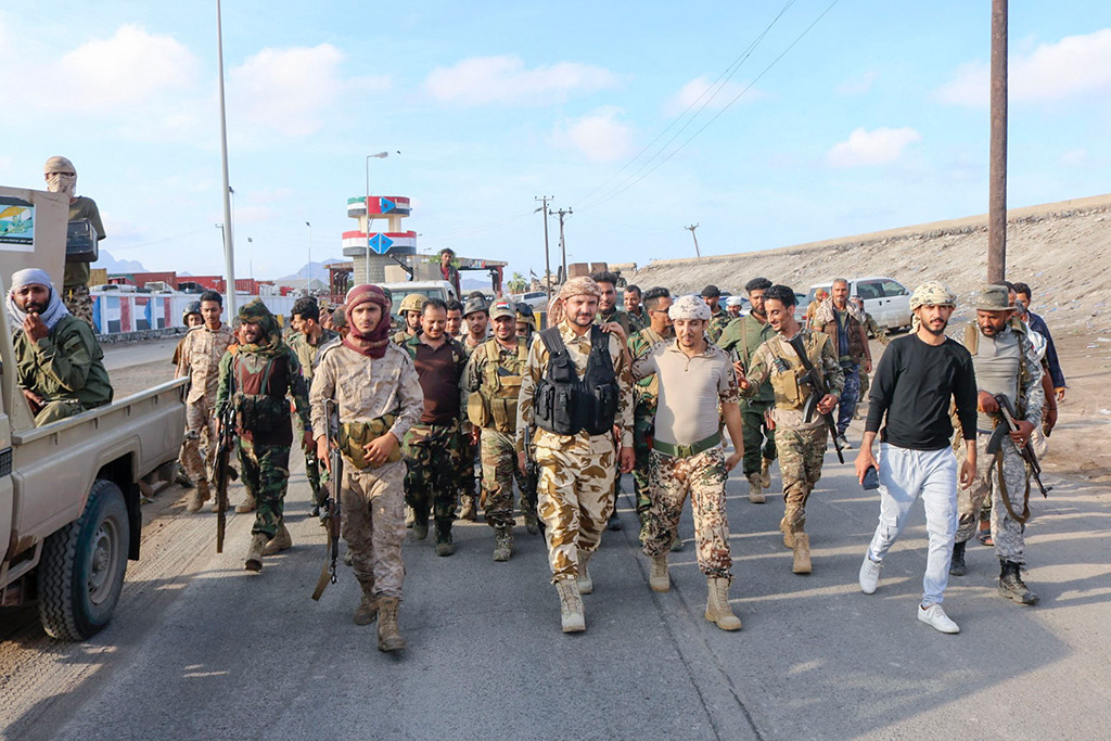 STC-Kämpfer in Aden (Bild: Mohamed Abdelhakim/AFP)