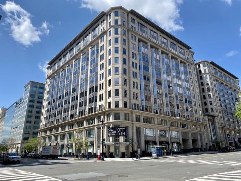 Leere Straßen in Washington - Die Wirtschaft leidet unter der Coronakrise