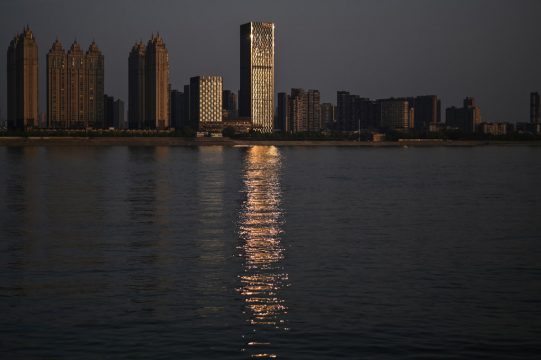 Die Stadt Wuhan in der Provinz Hubei