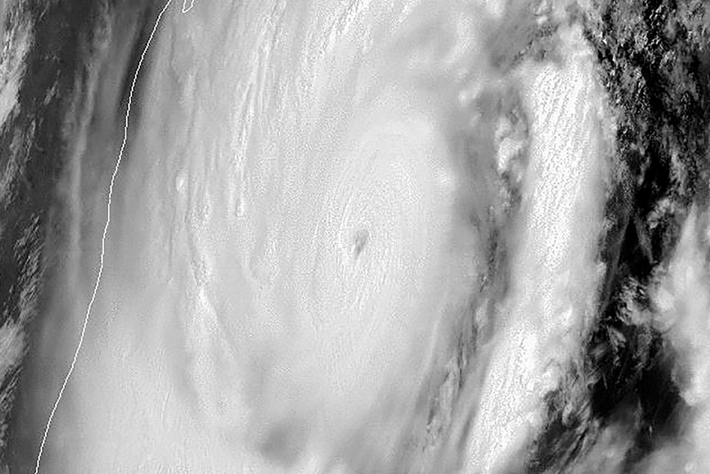 Zyklon Amphan am 19. Mai (Bild: NOAA/AFP)