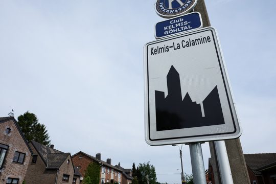 Ortsschild von Kelmis