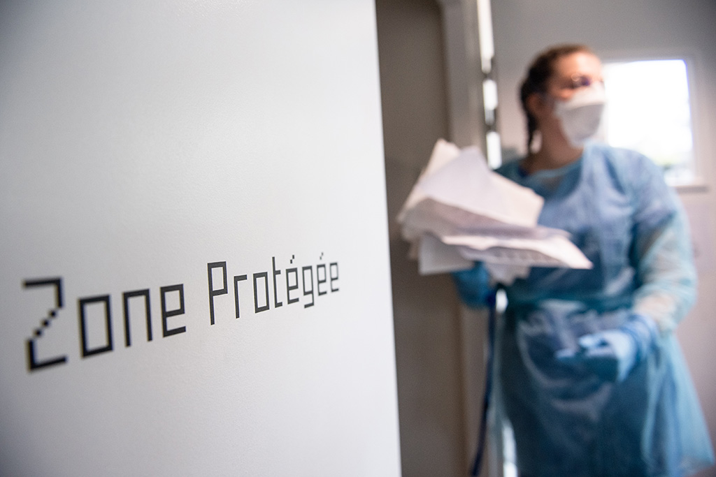 In einer Klinik in Marseille (Bild: Clément Mahoudeau/AFP)