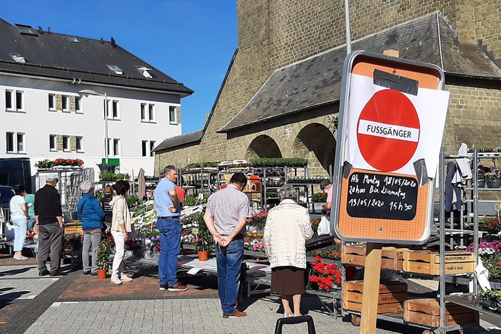 Markt in St. Vith (Bild: Michaela Brück/BRF)